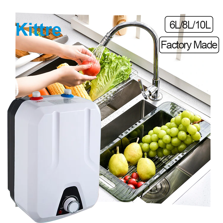 110V 1500W 8L/2.11gal Kitchen Household Electrical Mini Instant Hot Under Sink Water Heater 